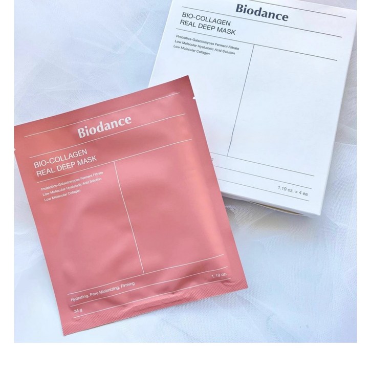 Biodance  바이오 콜라겐 리얼 딥 마스크34g  4매