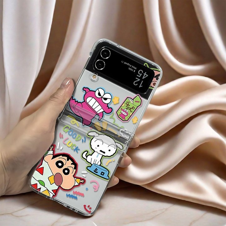 갤럭시 제트플립7 케이스  z플립5 z플립6  PC 힌지보호 도파민 걸 핸드폰케이스