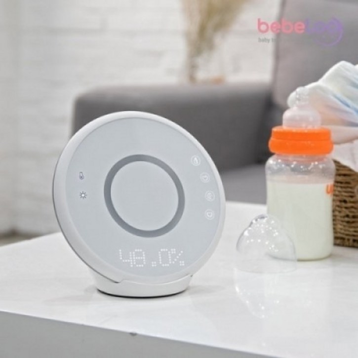 베베로그 다용도 스마트저울 임신 출산선물 올인원 무선 IoT 원터치 자동기록 원격수유 온습도체크, 1개, 화이트