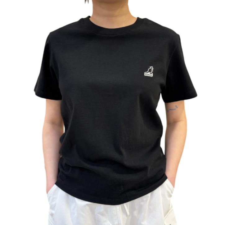 국내정식매장 캉골 반팔 티셔츠 Kangol 우먼스 러시 로고 2798 블랙
