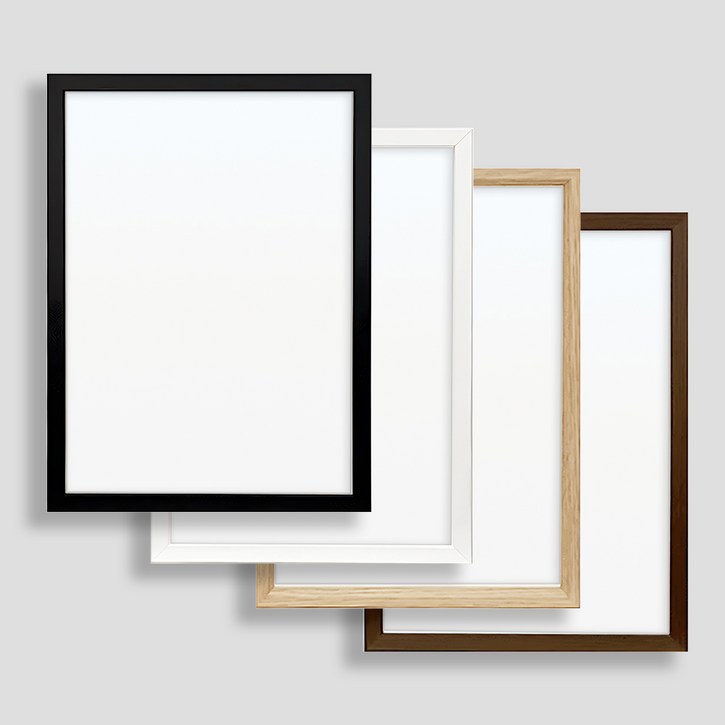 액자365 우드 A4 A3 8×10 11×14 사이즈 액자 프레임, 1개, 우드25mm 브라운