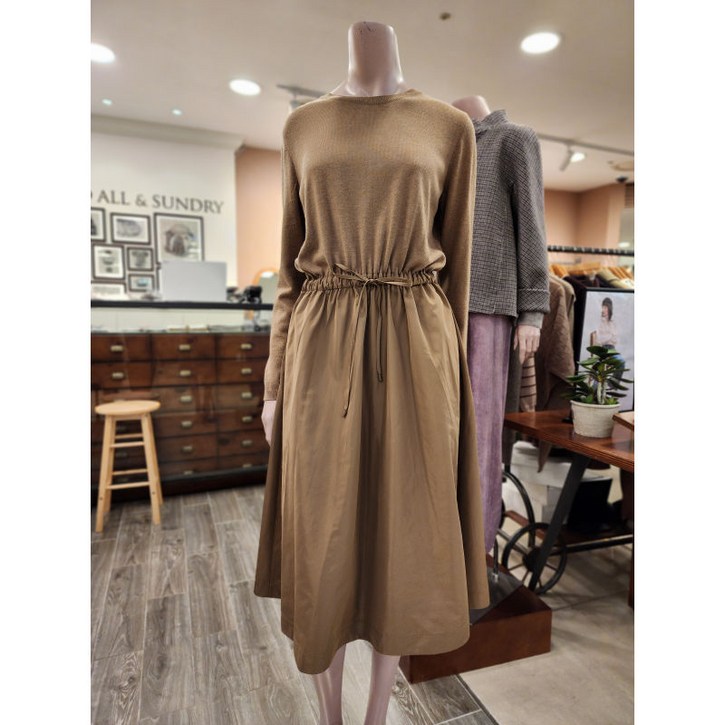 BCBG [올앤선드리] 펄사 니트배색OP - A3F8O623  74   [BROWN]