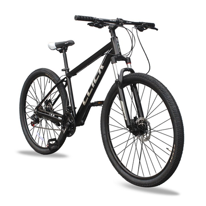 29인치 시마노 24단 유압식 MTB 자전거 클릭 토브29D 2세대, 1개, 180cm, 유광블랙미조립