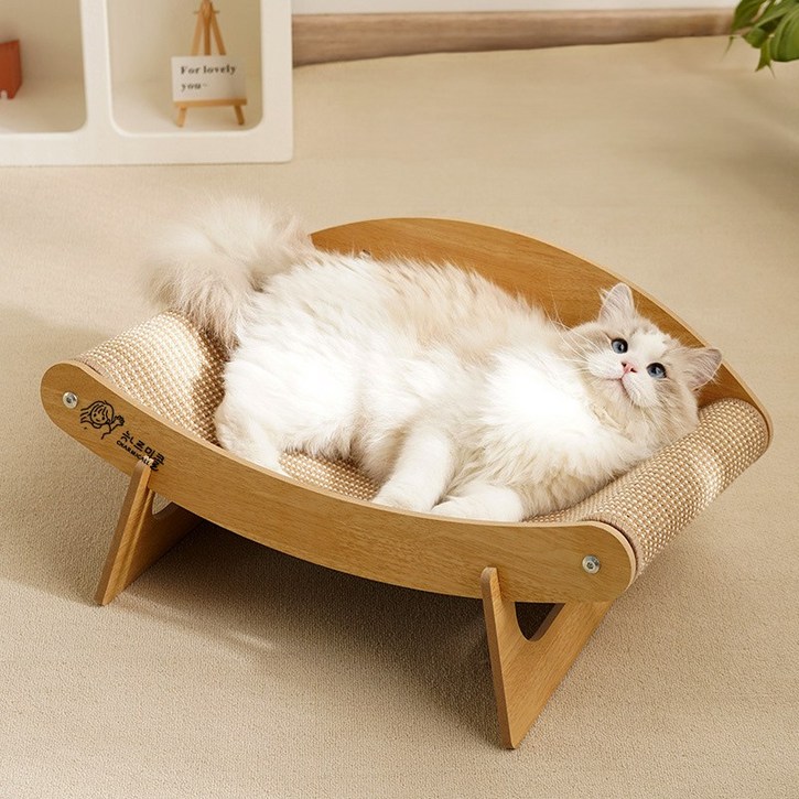 CHARMICALL 고양이 컴포트 스크래쳐 침대, 1개, 대길이70cm 1개