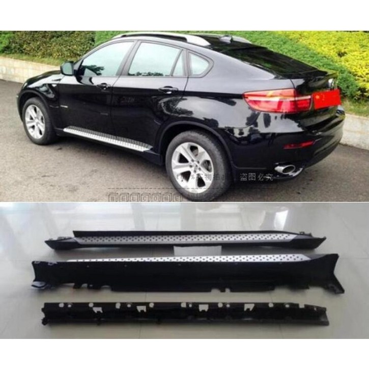 사이드스텝 bmw e71 f16 x6 20082019 용 고품질 알루미늄 합금  바