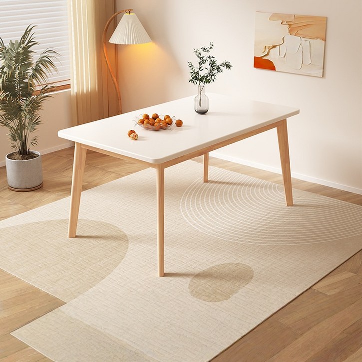 TaiStar 46인용 원목 식탁, 가정용 거실 테이블 T856009