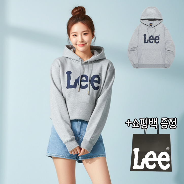 [당일출고/정품] Lee 리 빅 트위치 로고 후드티 (5color) + 쇼핑백
