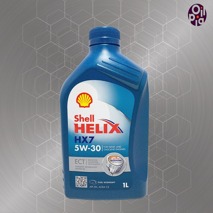shell helix HX7 ECT 5w30 엔진오일  매일파츠, 1개, 5w30, 1L
