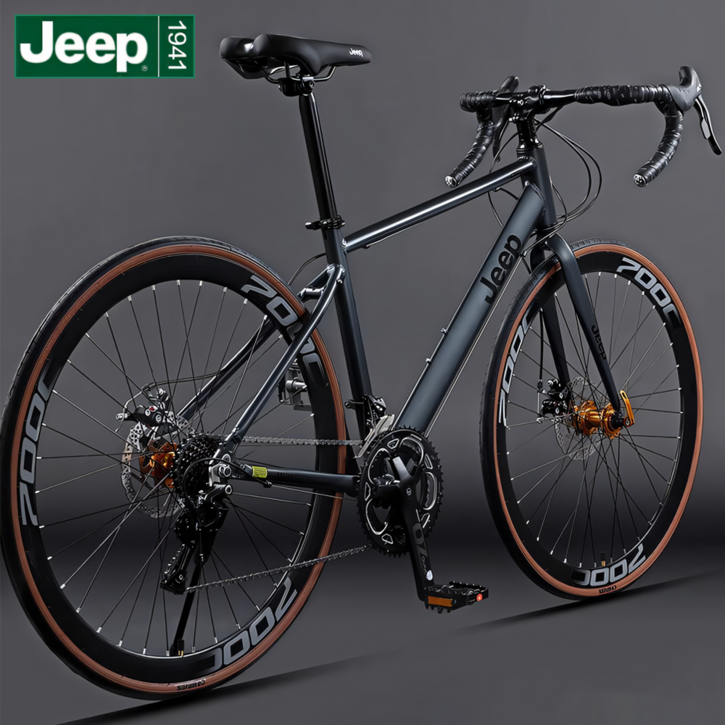 Jeep RS730 알루미늄 700C 21단 하이브리드 올라운드 로드자전거, 1개
