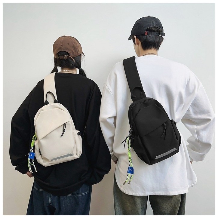 킹도리 크로스 슬링백 심플 메신저백