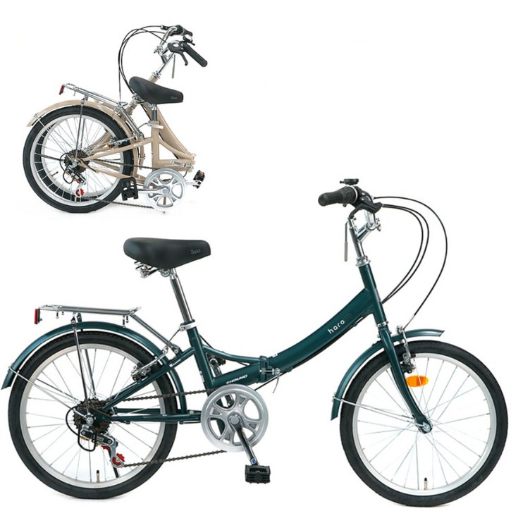 삼천리자전거 20 하로GS 접이식 미니벨로 7단 90%조립 생활용 초등학생 성인 자전거