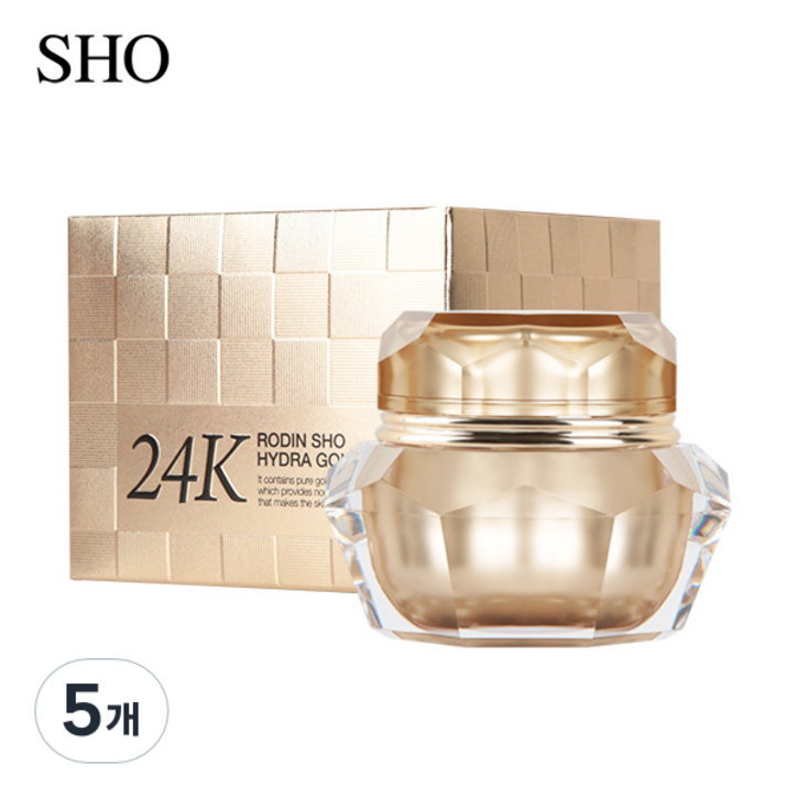 코리아나 로댕쇼 24K 하이드라 골드 크림, 5개, 50ml 코리아나 로댕쇼 24K 하이드라 골드 크림, 5개, 50ml