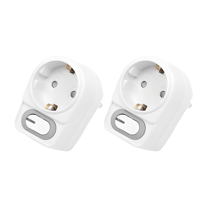 에코파워탭 LED 절전형 L자 멀티탭 1구 PSTS, 8.2cm, WHITE, 2개