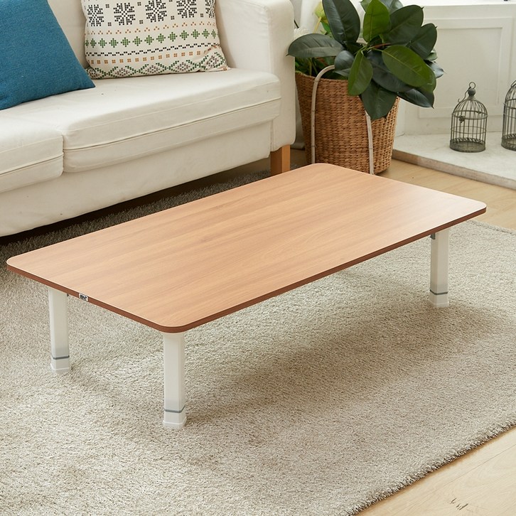 비앤홈 국내 제작 LPM 라운드 접이식 테이블, 아카시아