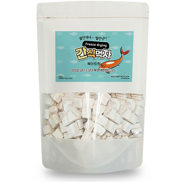 간식먹자 북어트릿 동결건조간식, 북어, 1개, 120g