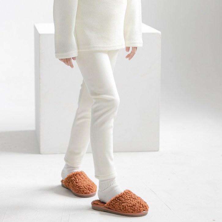 예루예나 아동용 데일리 밍크 기모 레깅스