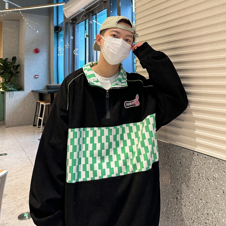 100 폴리 봄 패션 맨투맨