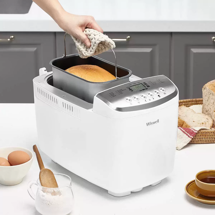 위즈웰 대용량 듀얼 반죽 제빵기 빵메이커 홈베이킹 발효 식빵 통밀빵
