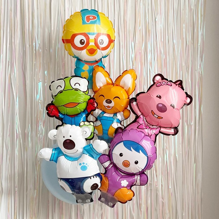 뽀로로 패티 크롱 루피 에디 포비 풍선 막대풍선 스틱