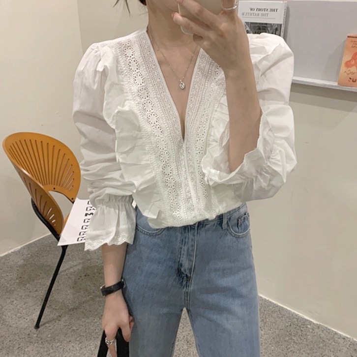메이킹유 6805모어스블라우스(~77size 사이즈추가)