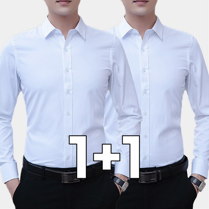 메이리앤 11 남성 와이셔츠 구김없는 4계절 긴팔 남방