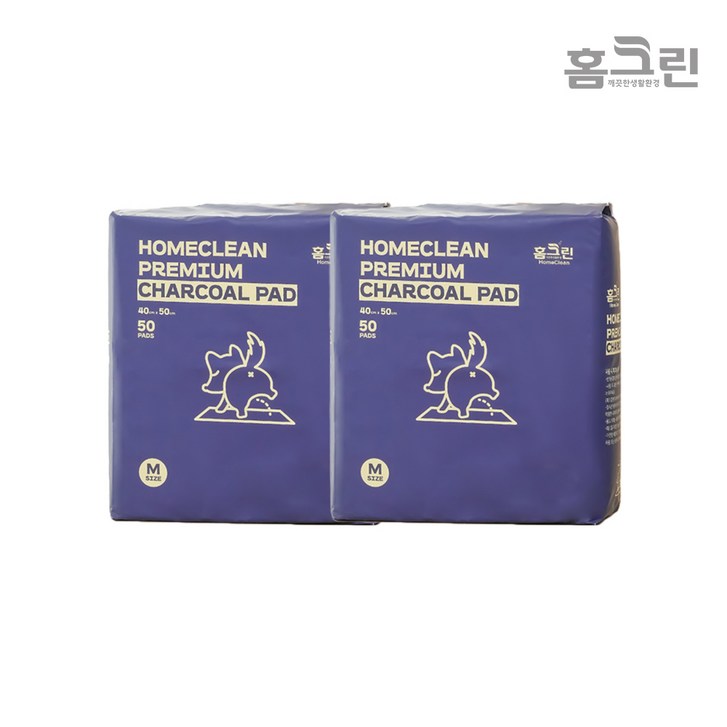 홈크린 강아지 차콜 논슬립 배변패드50매x2팩 총 100매 4050cm 35g 소형, 2팩, 50매 홈크린 강아지 차콜 논슬립 배변패드50매x2팩 총 100매 4050cm 35g 소형, 2팩, 50매