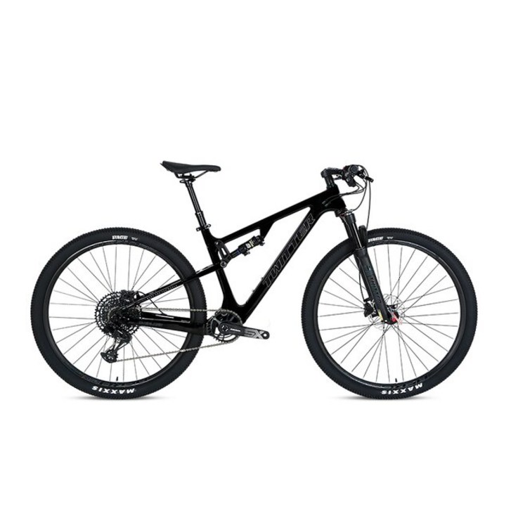 접이식 자전거 초경량 이동식 자전거Twitterbicycle Overlord M610012S 듀얼 서스펜션 산악 자전거 유압, 08 Black05 29x19