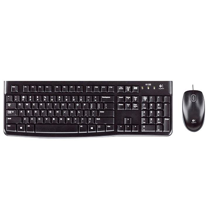 로지텍 데스크탑 유선 키보드 마우스 세트 MK120 New 로지텍 데스크탑 유선 키보드 마우스 세트 MK120 New