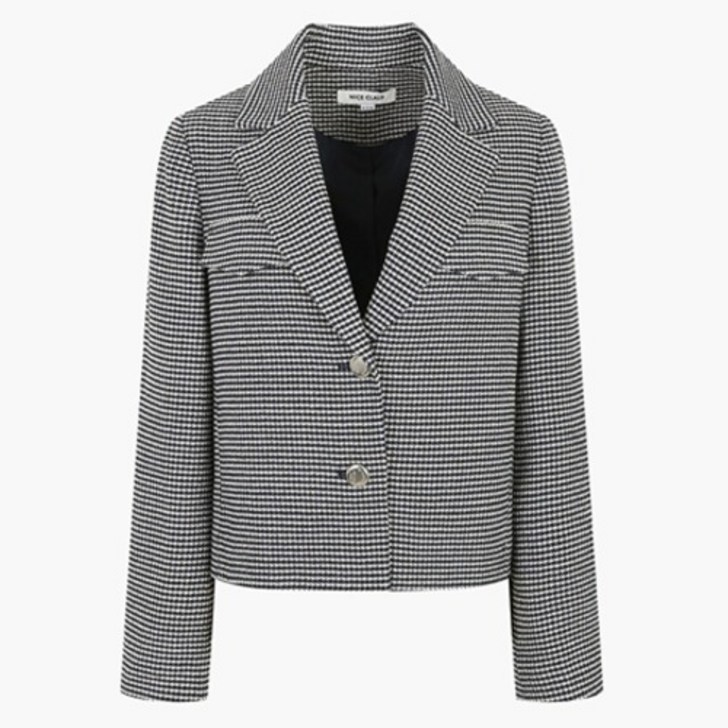 나이스클랍 여성용 크롭 투버튼 자켓 N241MWJ102NY