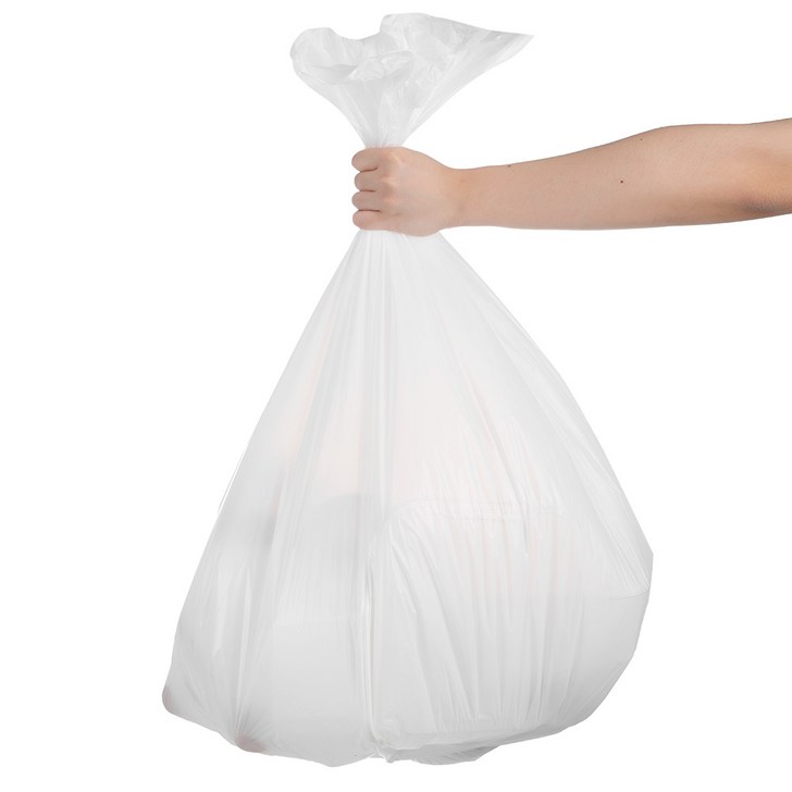 코멧 배접 쓰레기 비닐봉투, 100L, 100매, 화이트 1594106470