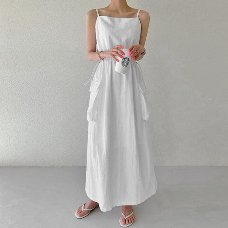 마이쏭 보니바스락건빵롱원피스 나시원피스 여성스러운 신상