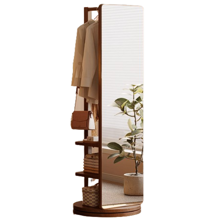 로미제르 대형 전신거울 스탠드 원목 이동식 거울, 1. 브라운