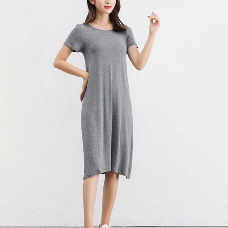 여자 주말 외출 편한 반팔 원피스 코디 집앞 마트 룩 홈웨어원피스홈웨어룩 홈드레스홈원피스