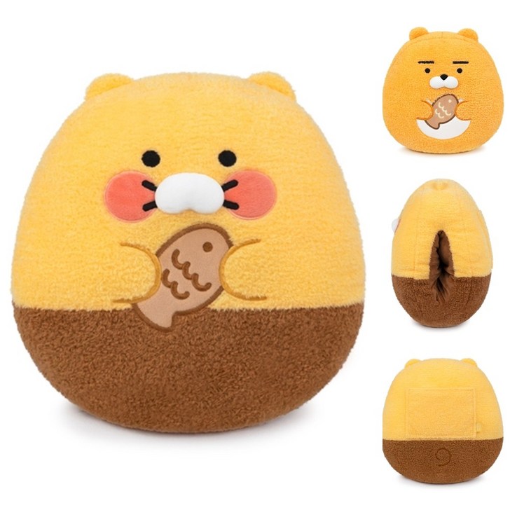 춘식이 라이언 핸드 워머 쿠션 얼굴 페이스 손 팔 책상 낮잠 베개 핫팩 보온