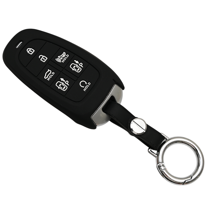 현대 넥쏘 더뉴 그랜저 소나타 DN8 호환 자동차 실리콘 스마트키 차키 케이스 키홀더