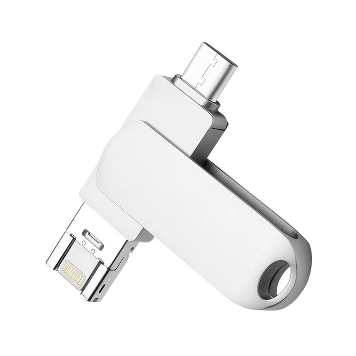 4 IN1 핸드폰 OTG 아이폰 USB 3.0 데이터 전송 일체형 회전 외장메모리, 256GB 4 IN1 핸드폰 OTG 아이폰 USB 3.0 데이터 전송 일체형 회전 외장메모리, 256GB