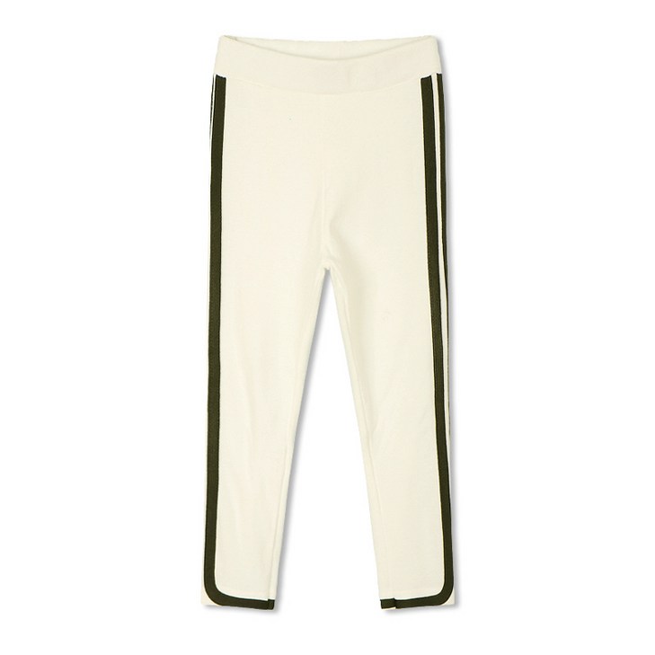 마로 아동용 데이데이 밍크 기모 둥근라인 테잎 레깅스 MAR01