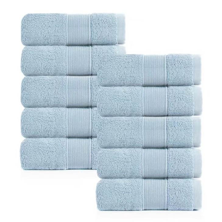 록신 호텔수건 라인보더 200g 40수 코마사