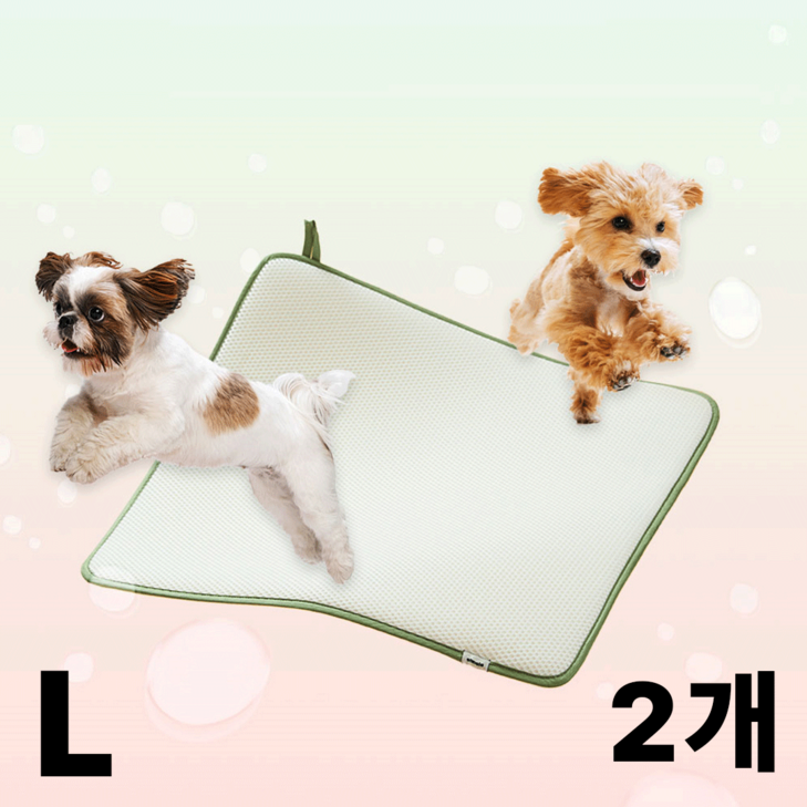 오놀라 씻어쓰는 강아지 배변패드 SML 낱장, SET 구매, 1세트, 2개입