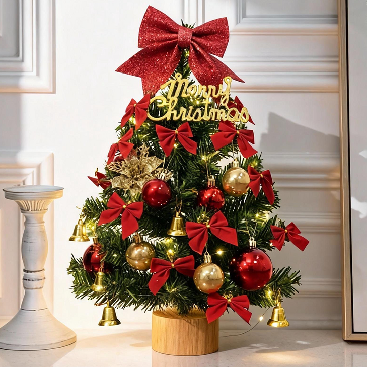 YGGDRAVA 크리스마스 미니트리 장식 풀세트