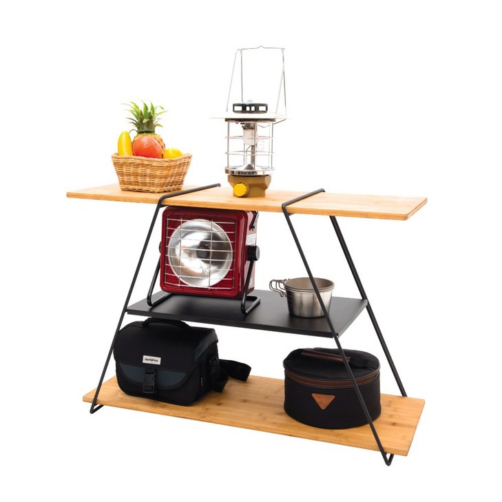 탑앤탑 코지 우드 쉘프 T1203137 대나무 뱀부 쉘프 선반 감성 우드 장식장 인테리어