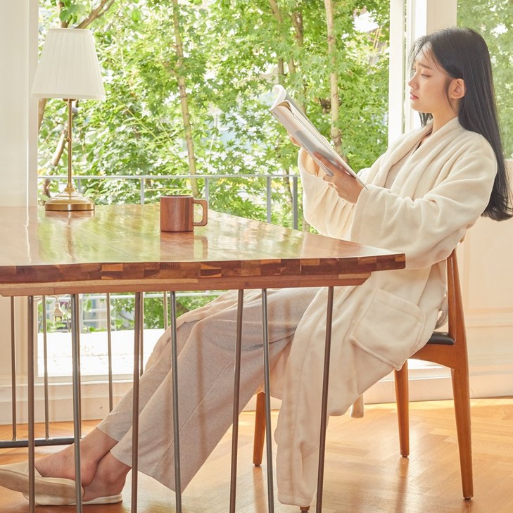 가운 샤워 극세사 올데이로브, 아이보리