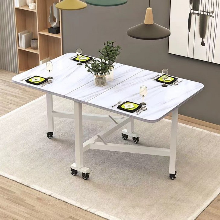 KORELAN 1200x700 원터치 접이식 다용도 이동식 식탁 접이식 식탁 접이식식탁테이블 사무용책상