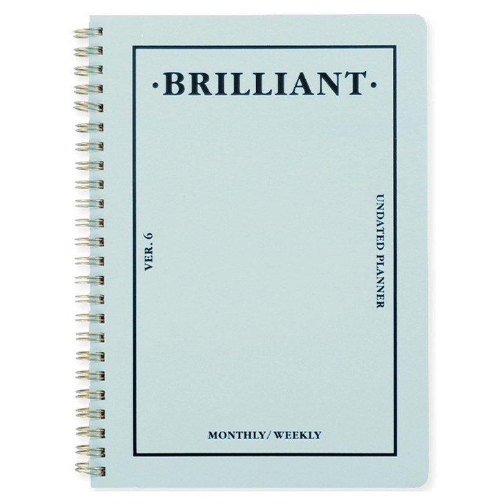 페이퍼리안 Brilliant weekly planner 만년형