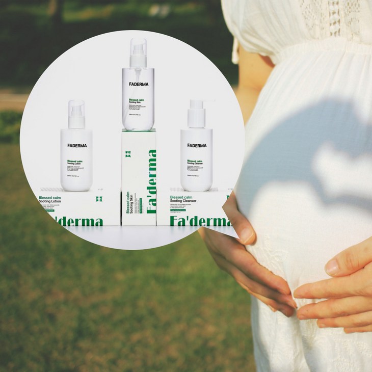 파더마 블레스캄 임산부 예비맘 스킨로션 기초 화장품 세트, 1개