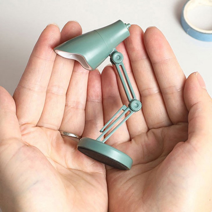 미니 롱소켓 건전지 스탠드 무드등, 그린, 1개