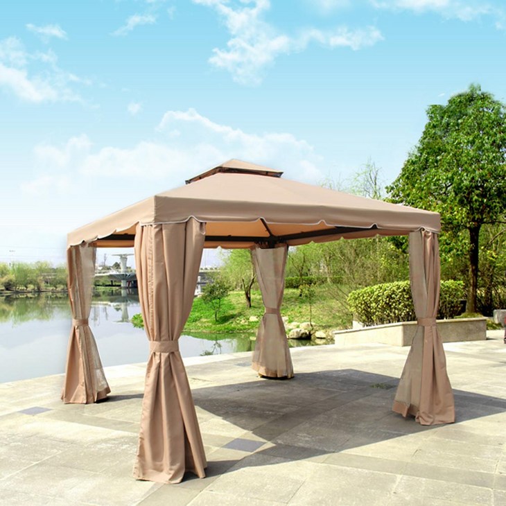 레드와이 대형 몽골 캐노피 천막 텐트 가제보 프리미엄 야외 테라스 그늘막