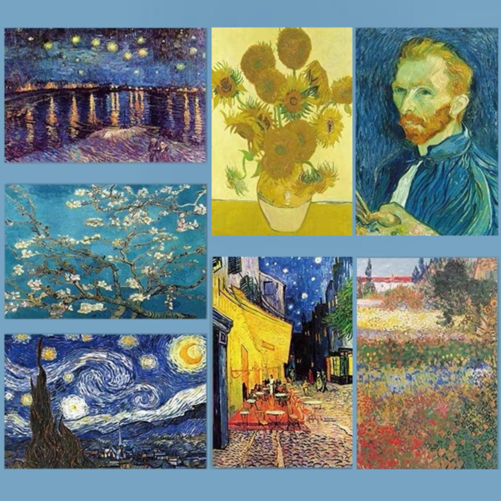 에코베르 명작 반고흐 벽 장식 엽서 10장 세트