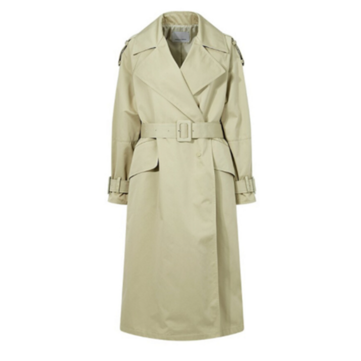 VOV보브 여성용 빅 플랩 와이드 트렌치 코트 7152116002
