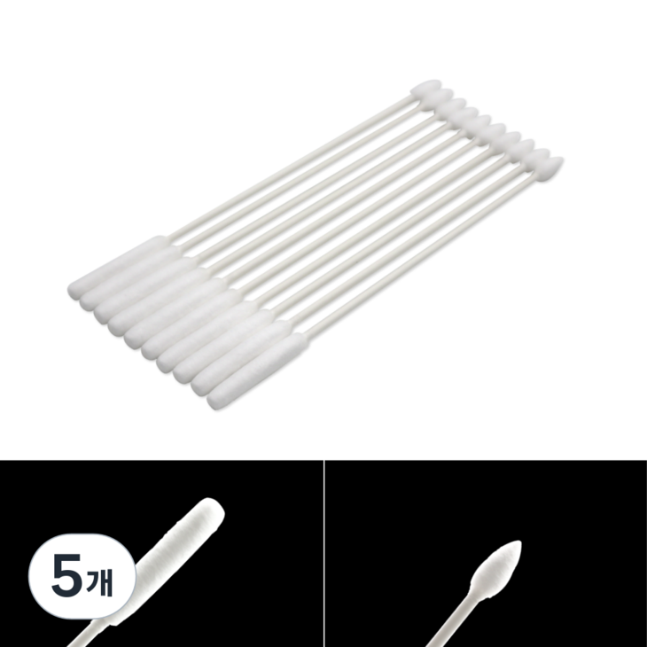 젤쿠르 왕면봉 두피스케일링 두피면봉, 5개, 60개입